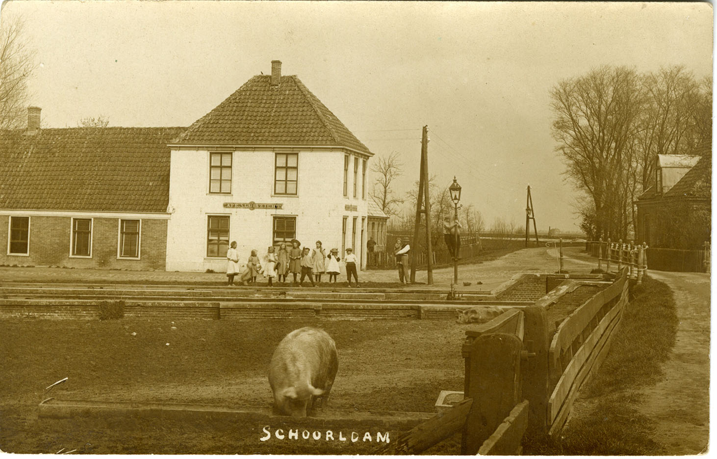De bruggen in Schoorldam