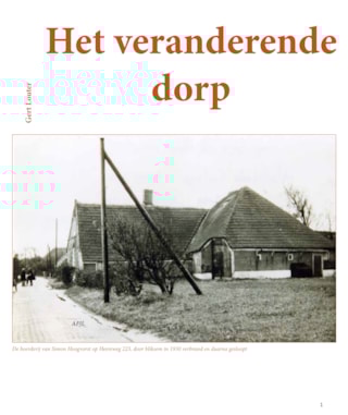 het veranderde dorp titelpag