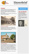 Nieuwsbrief nummer 1